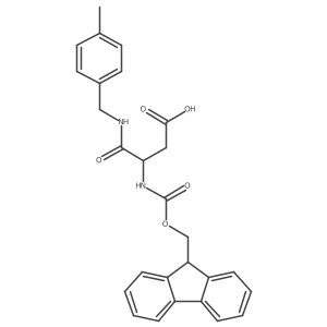 3-({[(9H-fluoren-9-yl)methoxy]carbonyl}amino)-3-{[(4-methylphenyl)methyl]carbamoyl}propanoic acid结构式