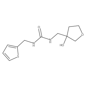1-[(3-hydroxytetrahydrofuran-3-yl)methyl]-3-(2-thienylmethyl)urea Structure