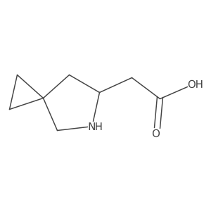 2-[(6S)-5-Azaspiro[2.4]heptan-6-YL]acetic acid结构式