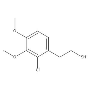 2-(2-Chloro-3,4-dimethoxyphenyl)ethane-1-thiol结构式