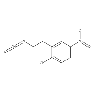 2-(2-Azidoethyl)-1-chloro-4-nitrobenzene结构式