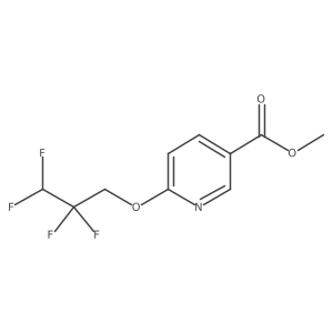 Methyl 6-(2,2,3,3-tetrafluoropropoxy)nicotinate结构式