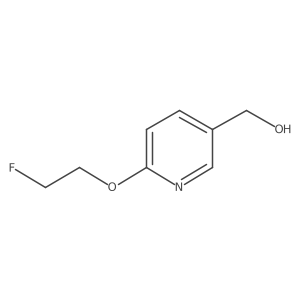 (6-(2-Fluoroethoxy)pyridin-3-yl)methanol结构式