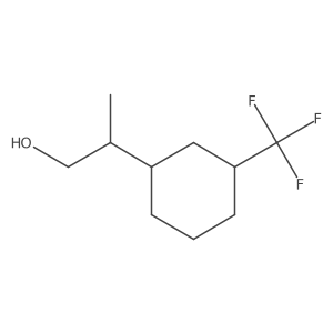 (2R)-2-[3-(Trifluoromethyl)cyclohexyl]propan-1-ol Structure