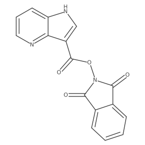 1,3-dioxo-2,3-dihydro-1H-isoindol-2-yl 1H-pyrrolo[3,2-b]pyridine-3-carboxylate Structure