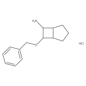 7-Phenylmethoxybicyclo[3.2.0]heptan-6-amine;hydrochloride Structure