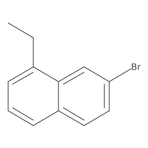7-Bromo-1-ethylnaphthalene Structure