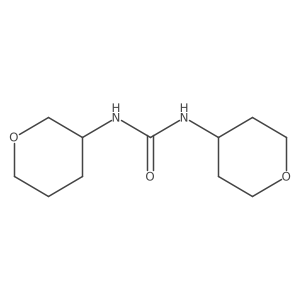 1-(Oxan-3-yl)-3-(oxan-4-yl)urea结构式