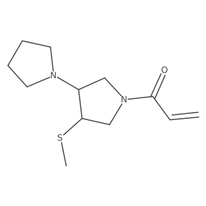1-[4'-(Methylsulfanyl)-[1,3'-bipyrrolidin]-1'-yl]prop-2-en-1-one Structure
