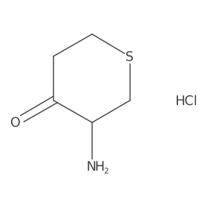 3-Aminothian-4-onehydrochloride结构式