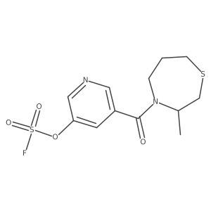 4-(5-Fluorosulfonyloxypyridine-3-carbonyl)-3-methyl-1,4-thiazepane Structure