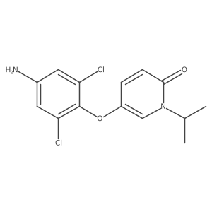 5-(4-amino-2,6-dichlorophenoxy)-1-isopropylpyridin-2(1H)-one Structure