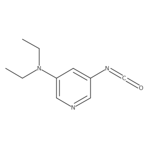 N,N-diethyl-5-isocyanatopyridin-3-amine Structure