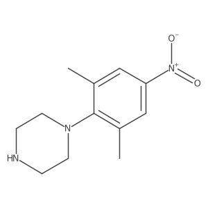 1-(2,6-Dimethyl-4-nitrophenyl)piperazine Structure