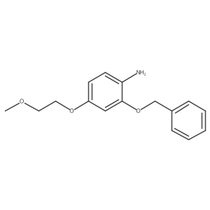 2-(Benzyloxy)-4-(2-methoxyethoxy)aniline结构式