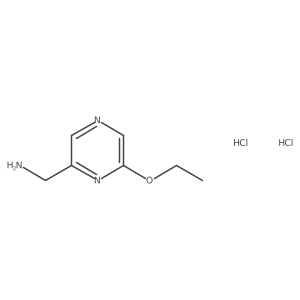 1-(6-Ethoxypyrazin-2-yl)methanamine dihydrochloride Structure