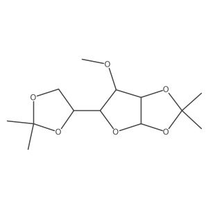 (3aR,5S,6R,6aR)-5-((R)-2,2-Dimethyl-1,3-dioxolan-4-yl)-6-methoxy-2,2-dimethyltetrahydrofuro[2,3-d][1,3]dioxole Structure