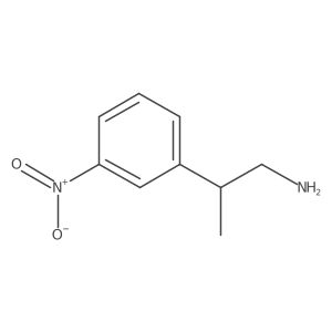 2-(3-Nitrophenyl)propan-1-amine结构式