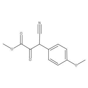 Methyl I(2)-cyano-4-methoxy-I+/--oxobenzenepropanoate Structure