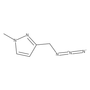 3-(azidomethyl)-1-methyl-1H-pyrazole结构式