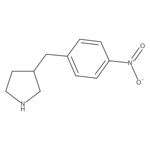 4-(4-Nitro-benzyl)-pyrrolidine Structure