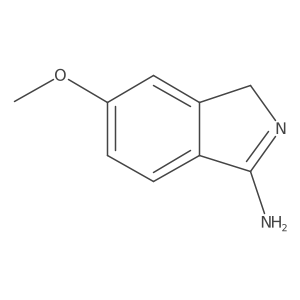 6-Methoxy-1H-isoindol-3-amine结构式
