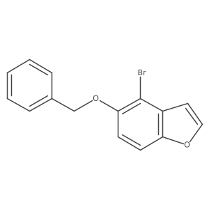 5-Benzyloxy-4-bromo-benzofuran Structure