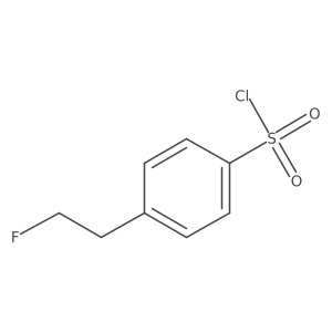 4-(2-Fluoroethyl)benzenesulfonyl chloride结构式