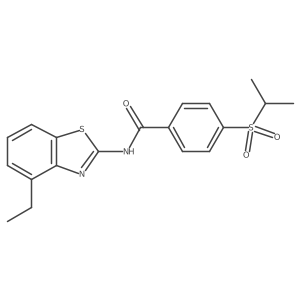 N-(4-ethylbenzo[d]thiazol-2-yl)-4-(isopropylsulfonyl)benzamide Structure