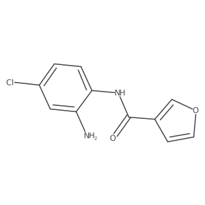 N-(2-Amino-4-chlorophenyl)-3-furancarboxamide结构式