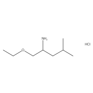 (S)-1-Ethoxymethyl-3-methyl-butylamine hydrochloride Structure