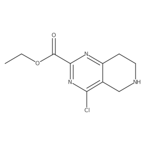 Ethyl 4-chloro-5,6,7,8-tetrahydropyrido[4,3-D]pyrimidine-2-carboxylate Structure