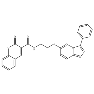 2-oxo-N-(2-((3-phenyl-[1,2,4]triazolo[4,3-b]pyridazin-6-yl)oxy)ethyl)-2H-chromene-3-carboxamide Structure
