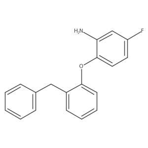 2-(2-Benzylphenoxy)-5-fluoroaniline结构式