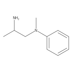 N-(2-aminopropyl)-N-methylaniline Structure