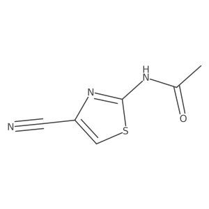 2-Acetylamino-4-cyanothiazole结构式