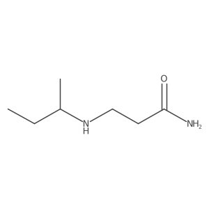 3-(Sec-butylamino)propanamide Structure