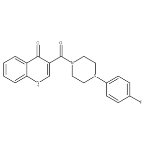 [4-(4-Fluorophenyl)piperazin-1-yl](4-hydroxyquinolin-3-yl)methanone Structure