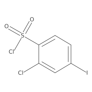 2-Chloro-4-iodobenzene-1-sulfonyl chloride Structure