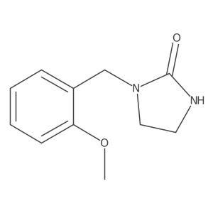 1-[(2-Methoxyphenyl)methyl]-2-imidazolidinone Structure