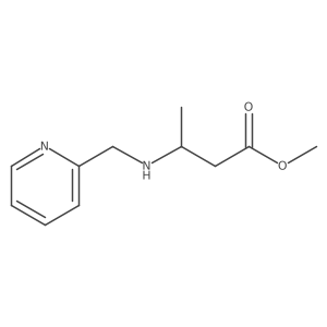 Methyl 3-[(pyridin-2-ylmethyl)amino]butanoate Structure