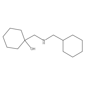 1-(((Cyclohexylmethyl)amino)methyl)cyclohexan-1-ol Structure