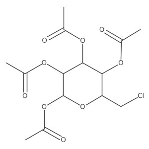 I+/--D-Galactopyranose, 6-chloro-6-deoxy-, 1,2,3,4-tetraacetate结构式