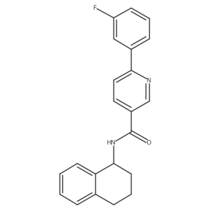 2-[2-(4-methylphenyl)-4-oxo-3,4-dihydro-5H-pyrido[2,3-b][1,4]diazepin-5-yl]-N-(1-methyl-3-phenylpropyl)acetamide结构式