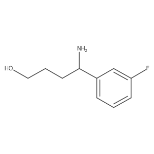 (S)-4-Amino-4-(3-fluorophenyl)butan-1-ol结构式