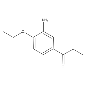 1-(3-Amino-4-ethoxyphenyl)propan-1-one结构式