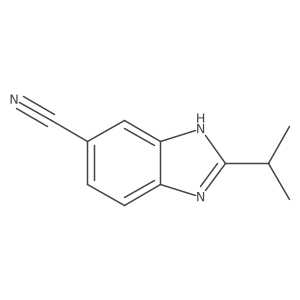 2-(propan-2-yl)-1H-1,3-benzodiazole-5-carbonitrile结构式
