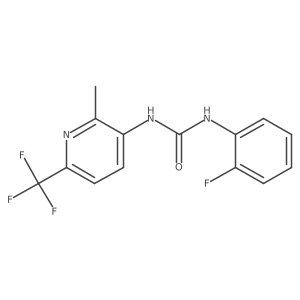 N-(2-Fluorophenyl)-N'-[2-methyl-6-(trifluoromethyl)pyridin-3-yl]urea Structure