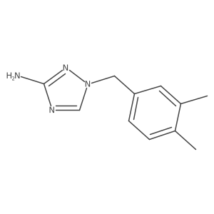 1-(3,4-Dimethylbenzyl)-1h-1,2,4-triazol-3-amine Structure