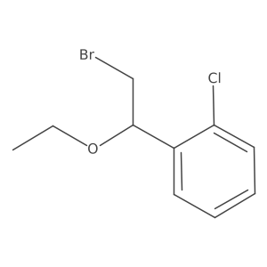 1-(2-Bromo-1-ethoxyethyl)-2-chlorobenzene结构式